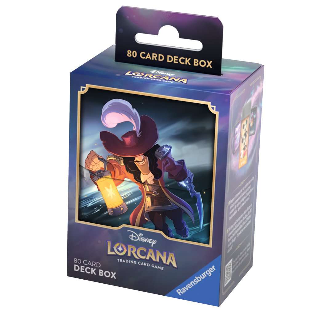 Ravensburger Disney Lorcana Tcg The First Chapter Set 1 - Captain Hook Deck Box