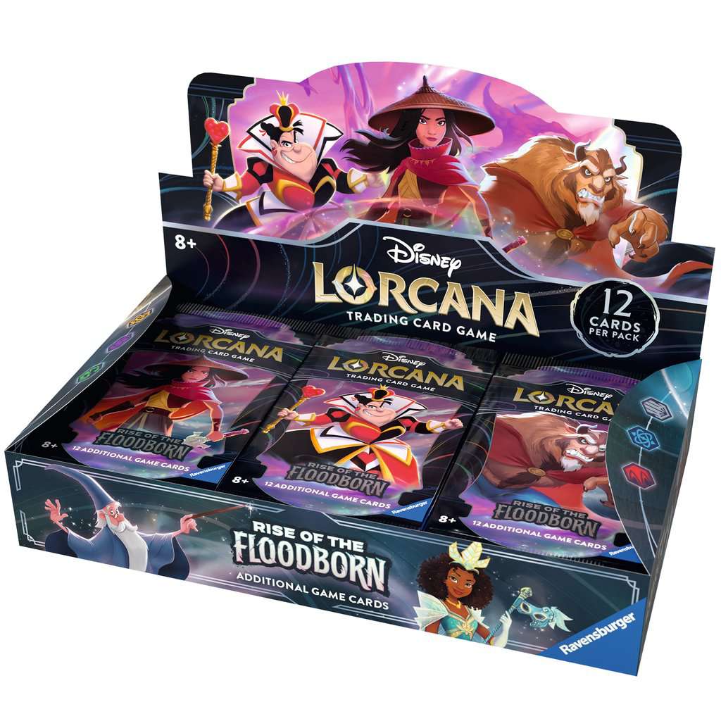 Disney Lorcana: Aufstieg der Flutgestalten - Display mit 24 Booster Packs (Englisch)