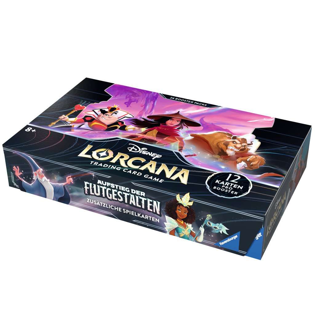 Disney Lorcana: Aufstieg der Flutgestalten - Display mit 24 Booster Packs (Deutsch)