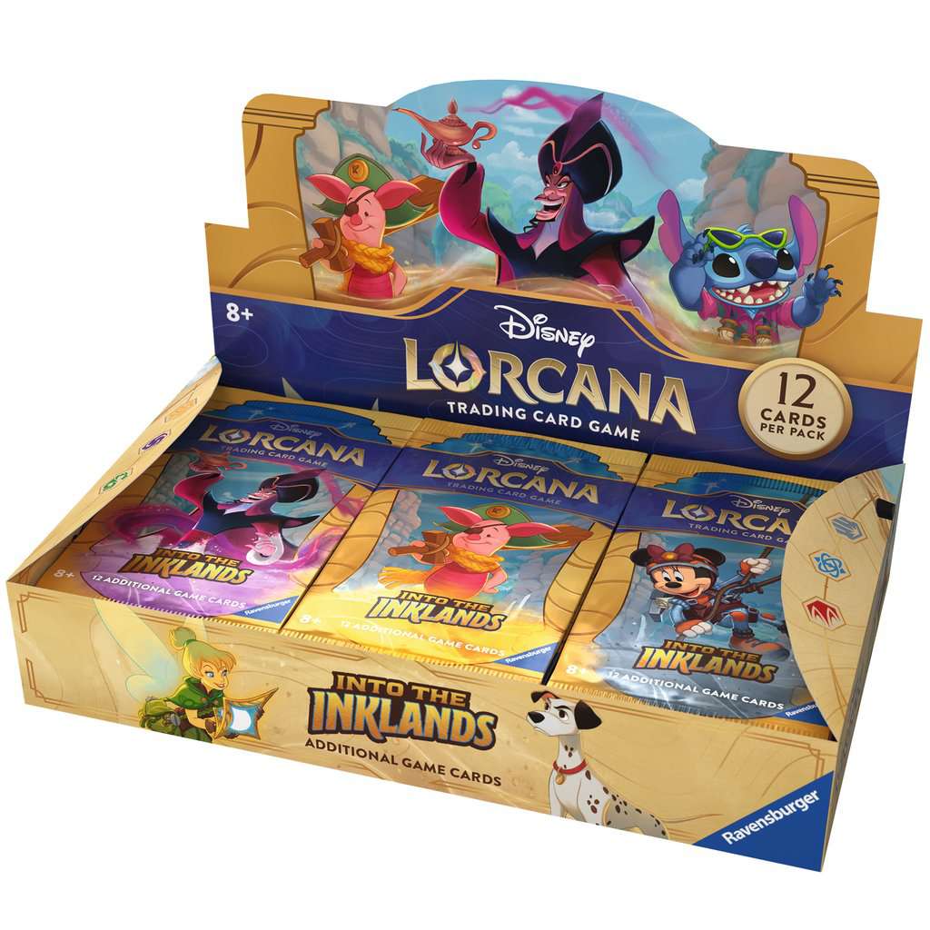 Disney Lorcana: Die Tintenlande - Display mit 24 Booster Packs (Englisch)