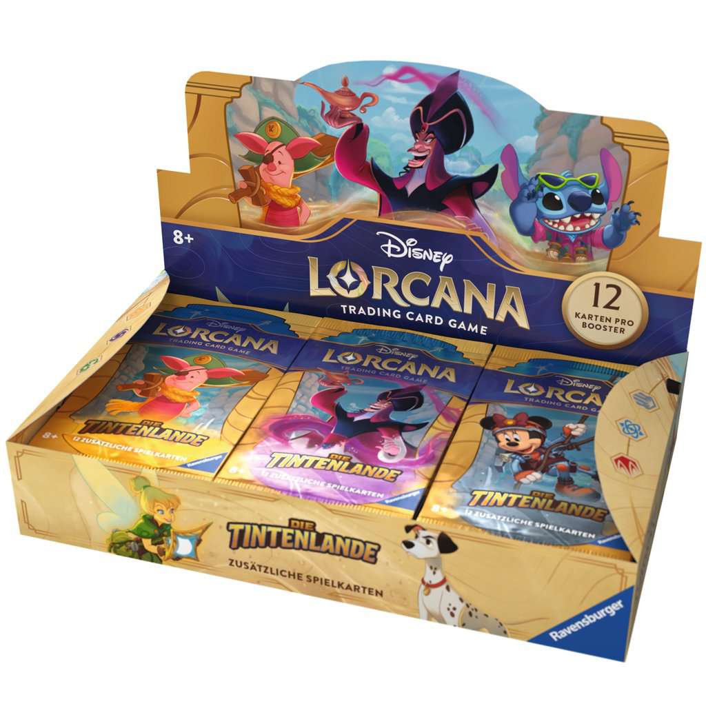 Disney Lorcana: Die Tintenlande - Display mit 24 Booster Packs (Deutsch)