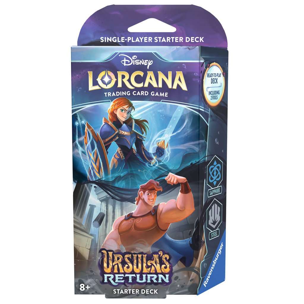 Disney Lorcana: Ursula's Return - Starter Deck Sapphire and Steel (Englisch)