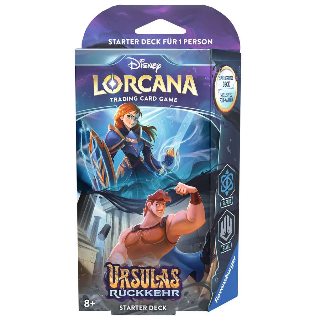 Disney Lorcana: Ursulas Rückkehr - Starter Deck Saphir und Stahl (Deutsch)