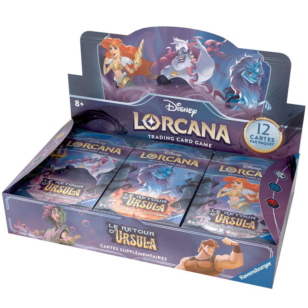 Disney Lorcana TCG - Ursulas Rückkehr - Booster Display mit 24 Booster Packs (Französisch)