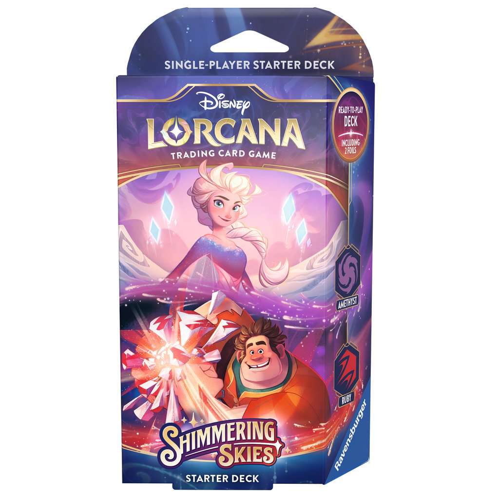 Disney Lorcana: Shimmering Skies - Starter Deck Amethyst and Ruby (Englisch)