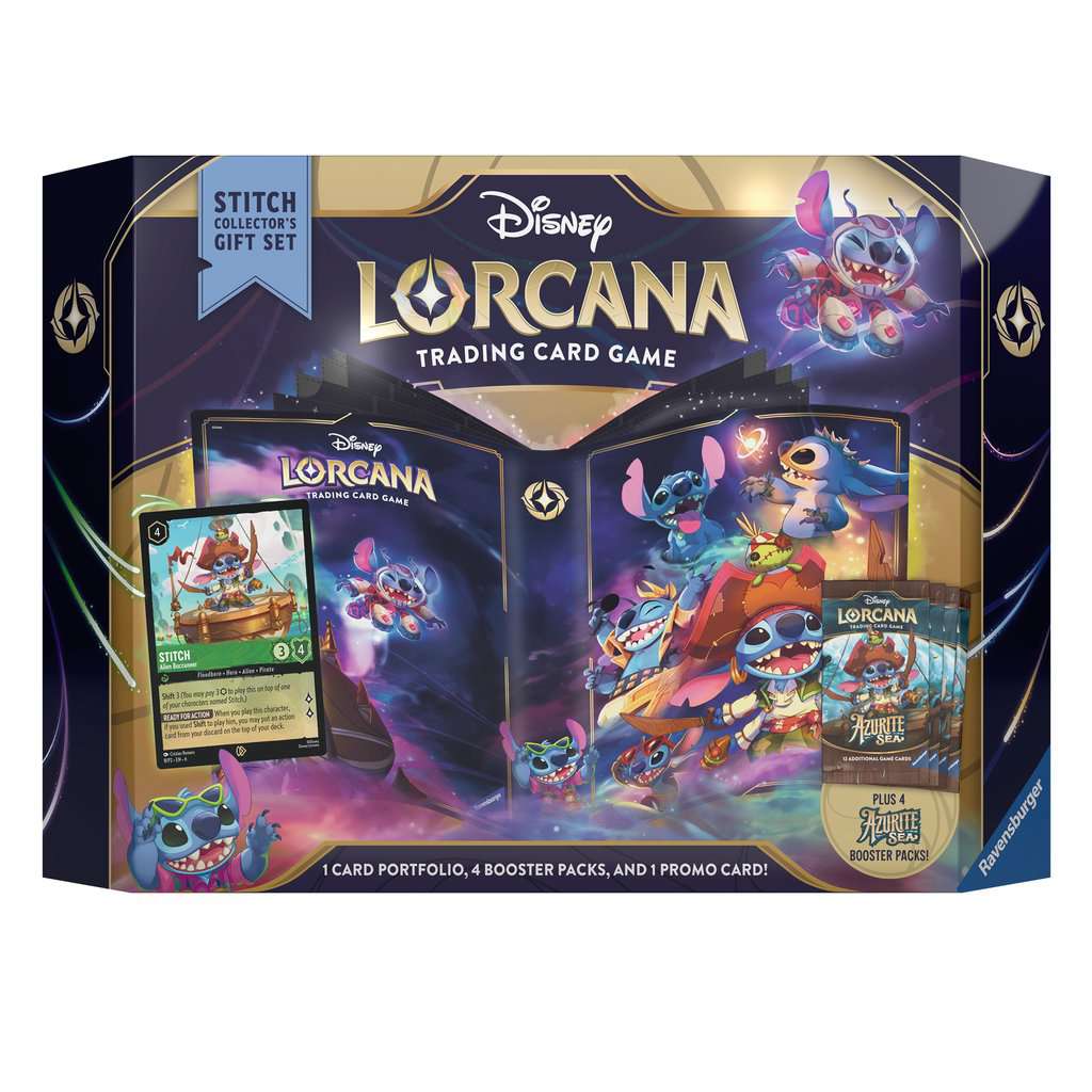 Ravensburger Disney Lorcana Tcg: Azurite Sea - Stitch Collectors - Gift Set