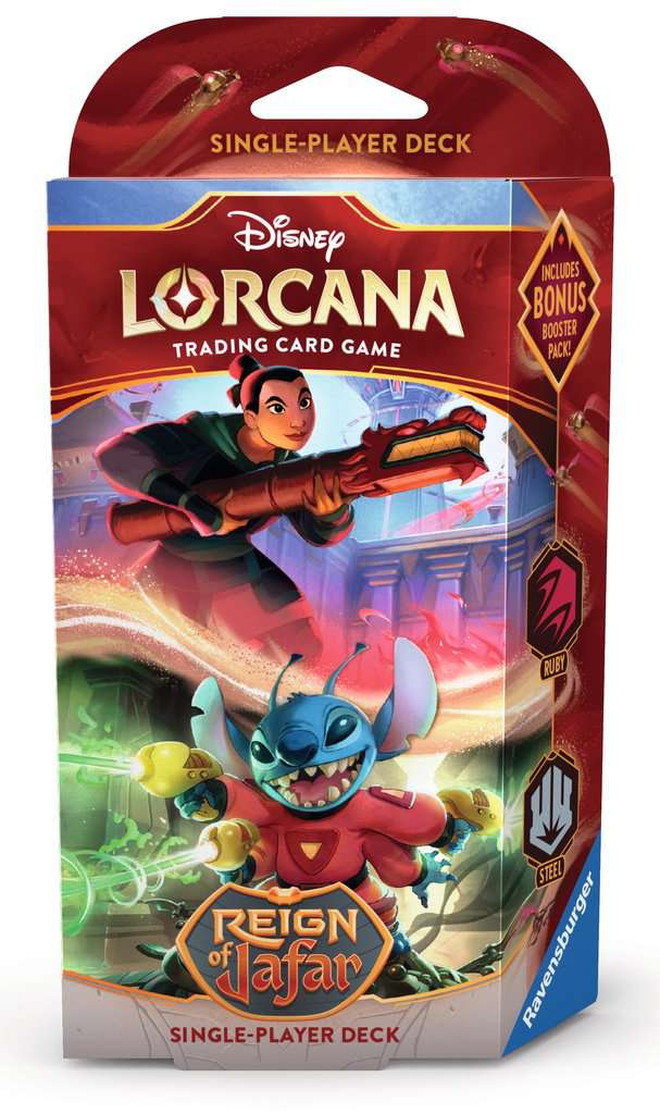 Disney Lorcana: Reign of Jafar - Single-Player Deck Ruby and Steel (Englisch)