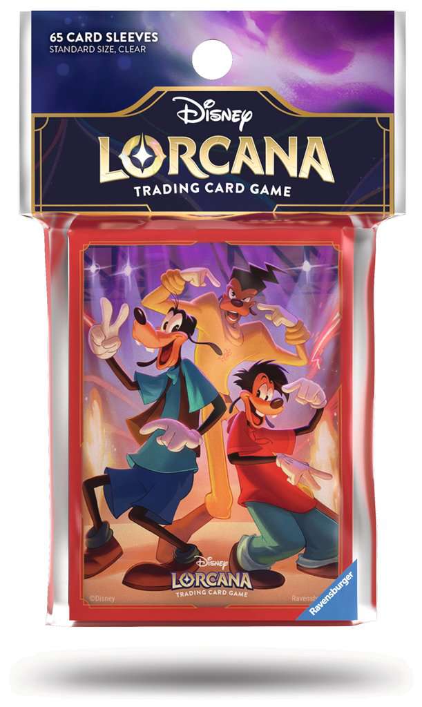 Disney Lorcana TCG: Mythen - Kartenhüllen Goofy, Max und Powerline - Trading Card Games - ab 8 Jahre