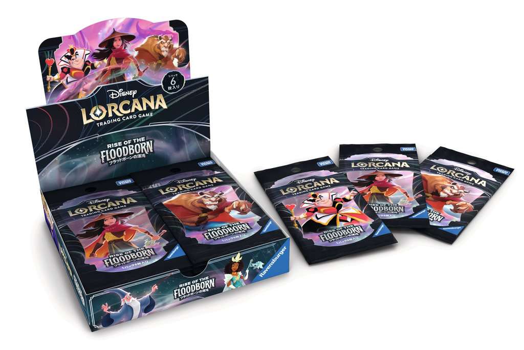 Disney Lorcana TCG: Aufstieg der Flutgestalten - Display mit 16 Booster Packs (Japanisch)