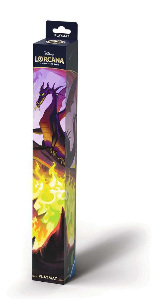 Disney Lorcana TCG: Winterzauber - Spielmatte Drachenfeuer