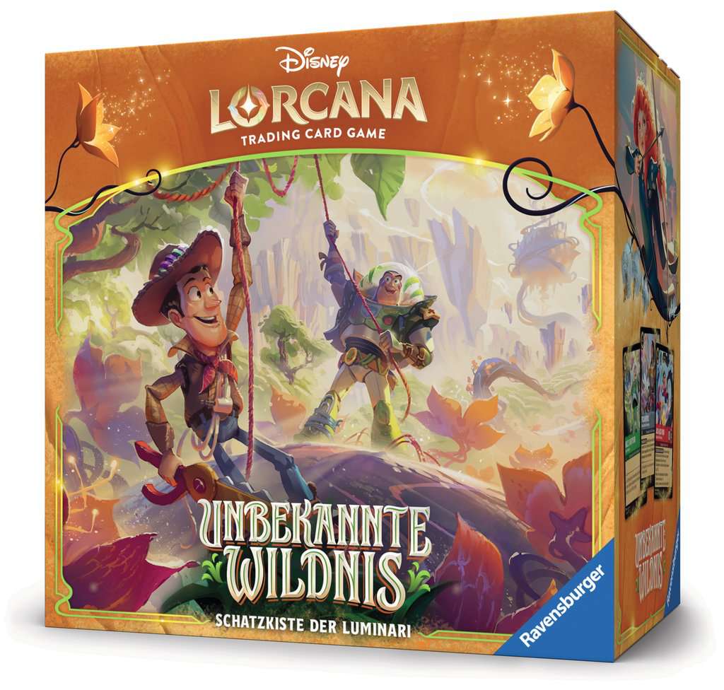 Disney Lorcana TCG: Unbekannte Wildnis - Schatzkiste der Luminari (Deutsch), Ravensburger, Trading Card Games, 8 bis 99 Jahre