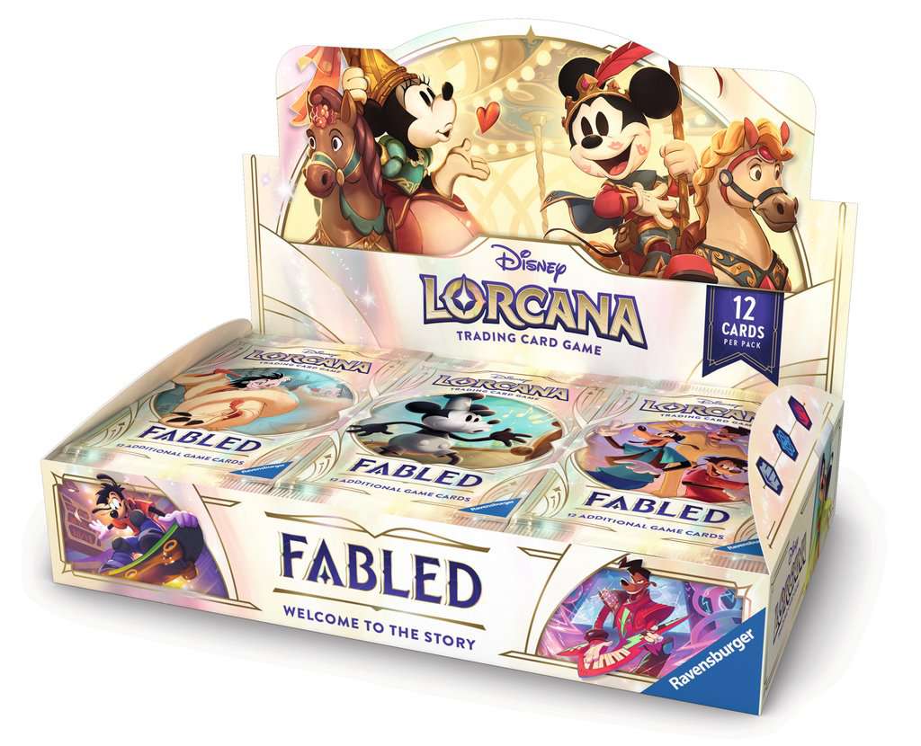 Disney Lorcana TCG: Fabled - Booster Display with 24 Booster Packs (Englisch)