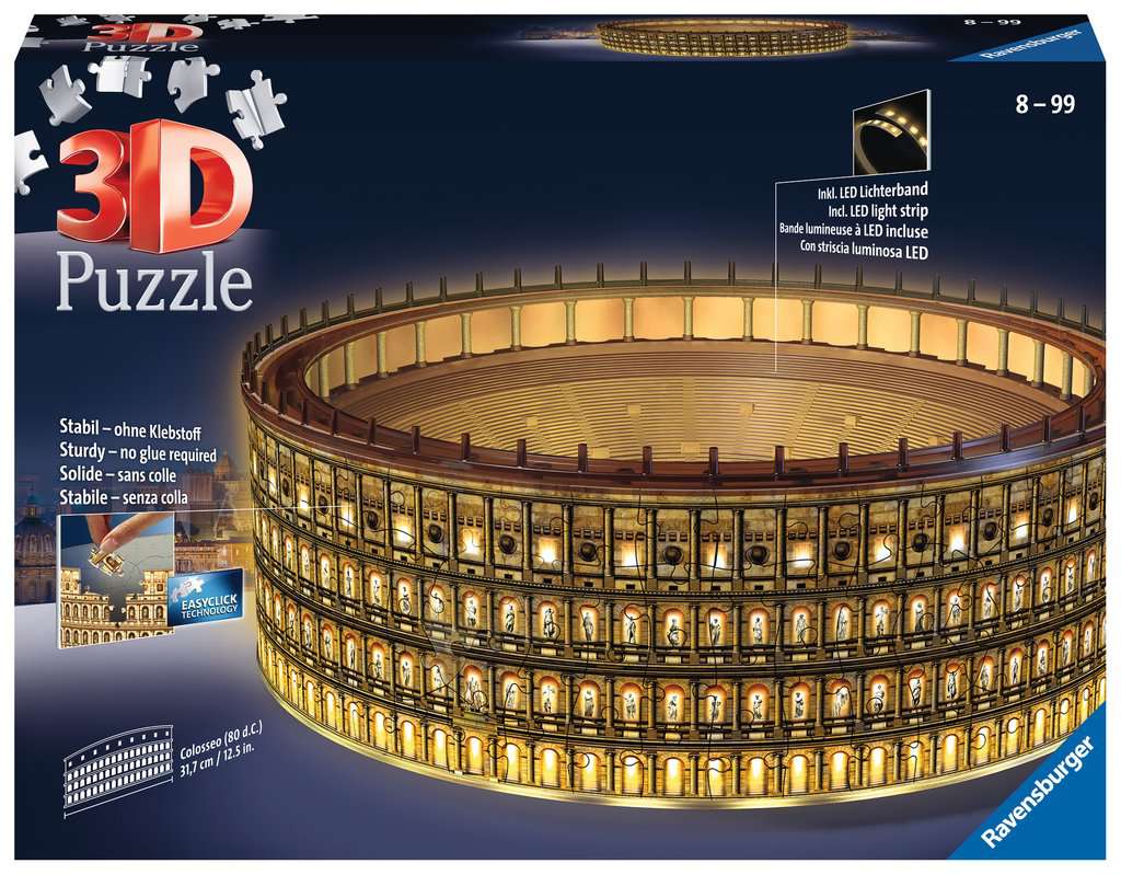 Intrattenimento Giochi e rompicapo Puzzle Ravensburger Puzzle Puzzle Colisée de Rome 1000 pièces 