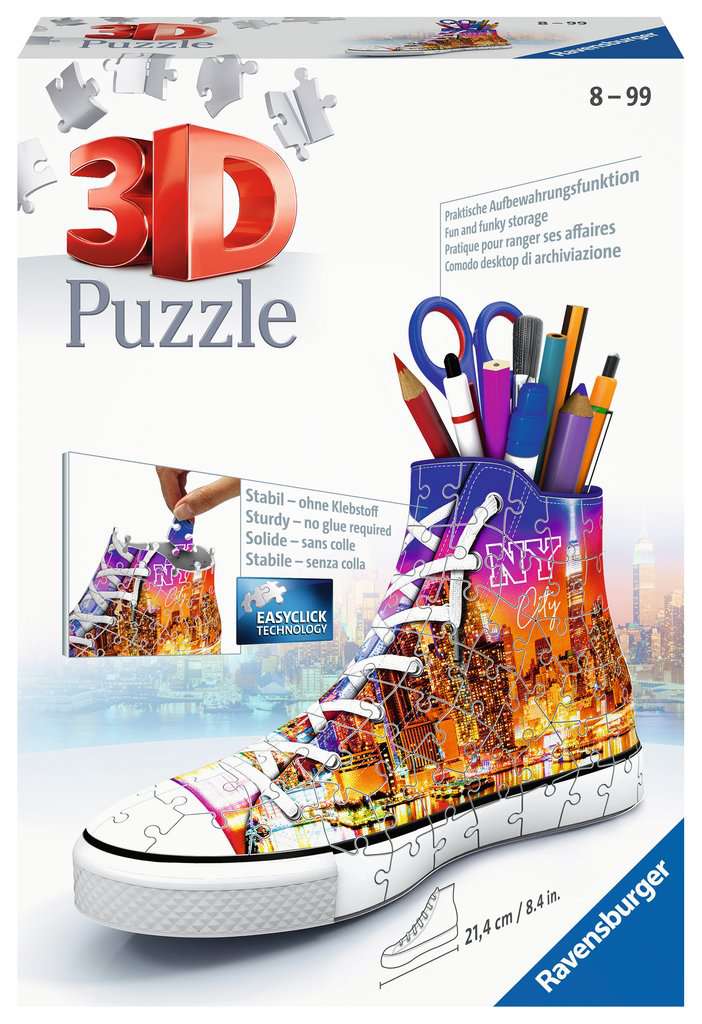 Hertog gijzelaar ouder Sneaker Skyline | 3D Puzzle-Organizer | 3D Puzzle | Produkte | Sneaker  Skyline