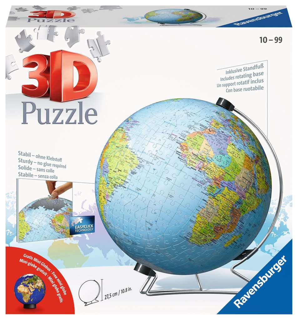 Globus in deutscher Sprache | 3D Puzzle-Ball | 3D Puzzle | | Globus in deutscher Sprache