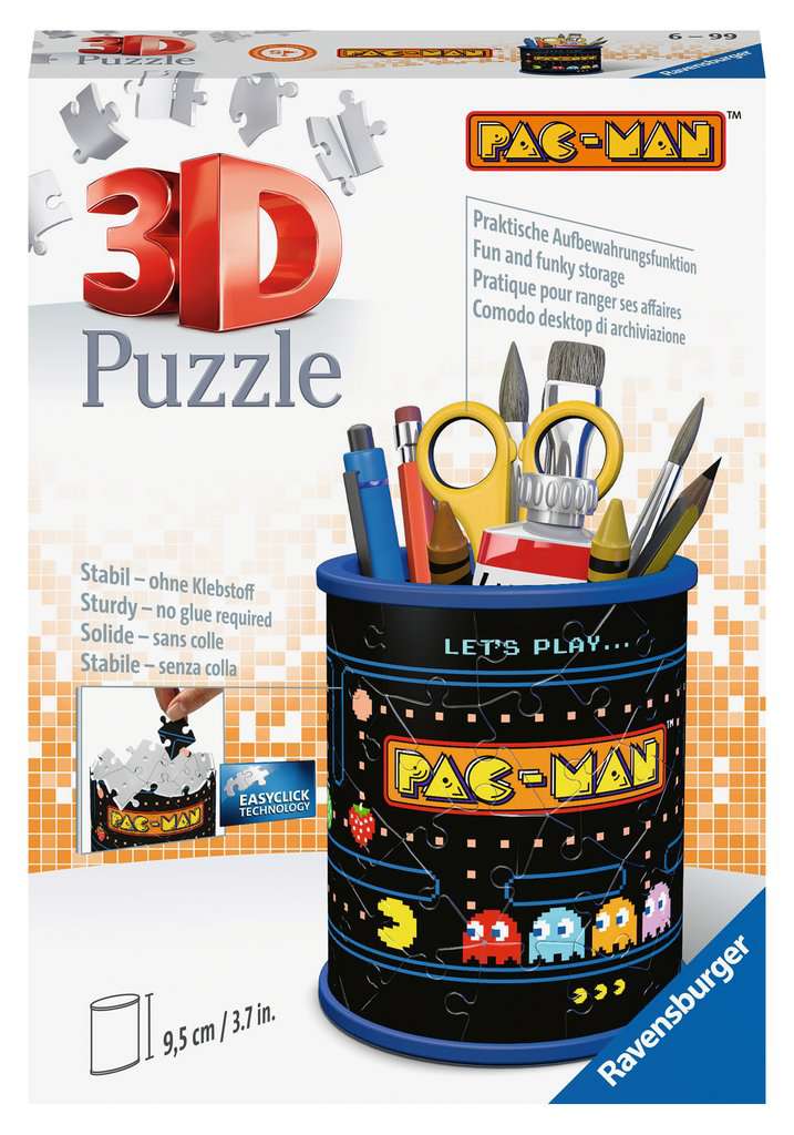 Pennenbak Pac-Man | Puzzle | 3D puzzels | Producten | nlBE | Pennenbak