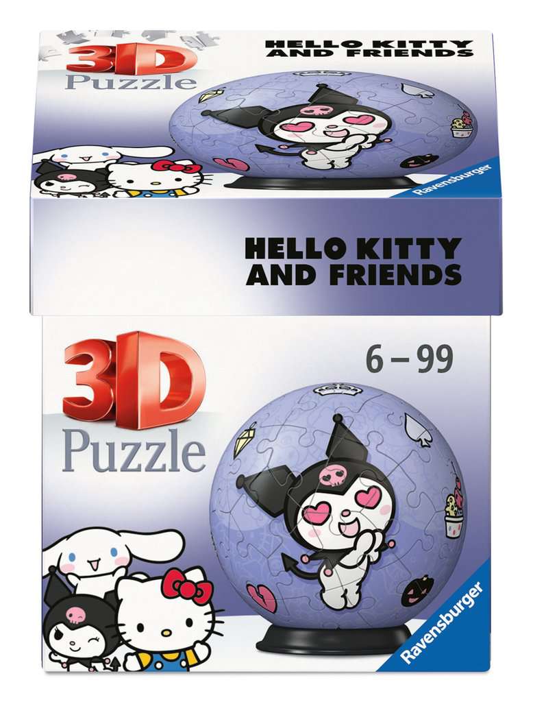 Ravensburger Boys Hello Kitty Kuromi 54 Piece 3D Jigsaw Puzzle