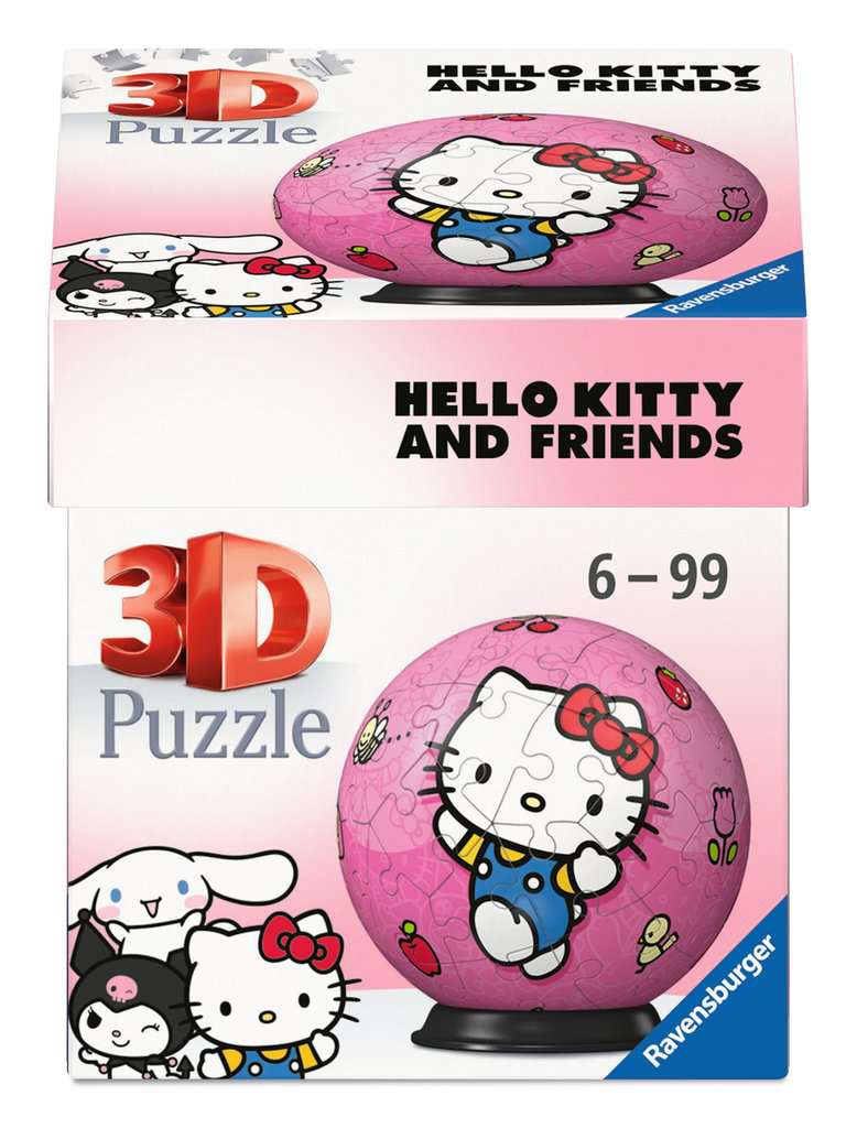 Ravensburger Boys Hello Kitty 54 Piece 3D Jigsaw Puzzle