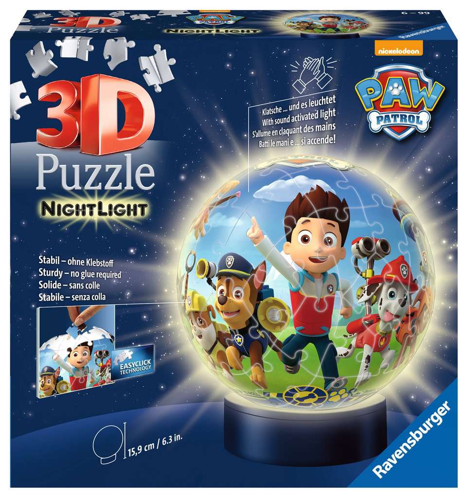 Nachtlicht - Patrol | 3D Puzzle-Ball | 3D Puzzle | Produkte | Nachtlicht - Paw Patrol