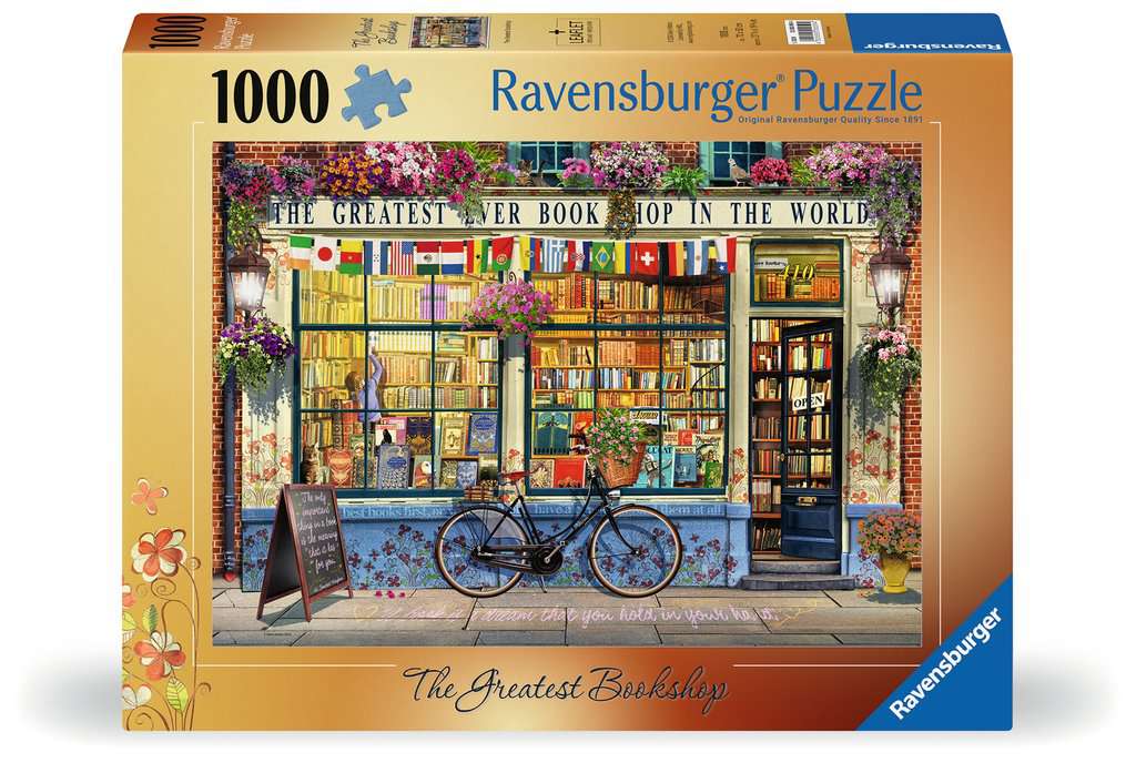 Ravensburger Women's The Greatest Bookshop 1000 Piece Jigsaw Puzzle