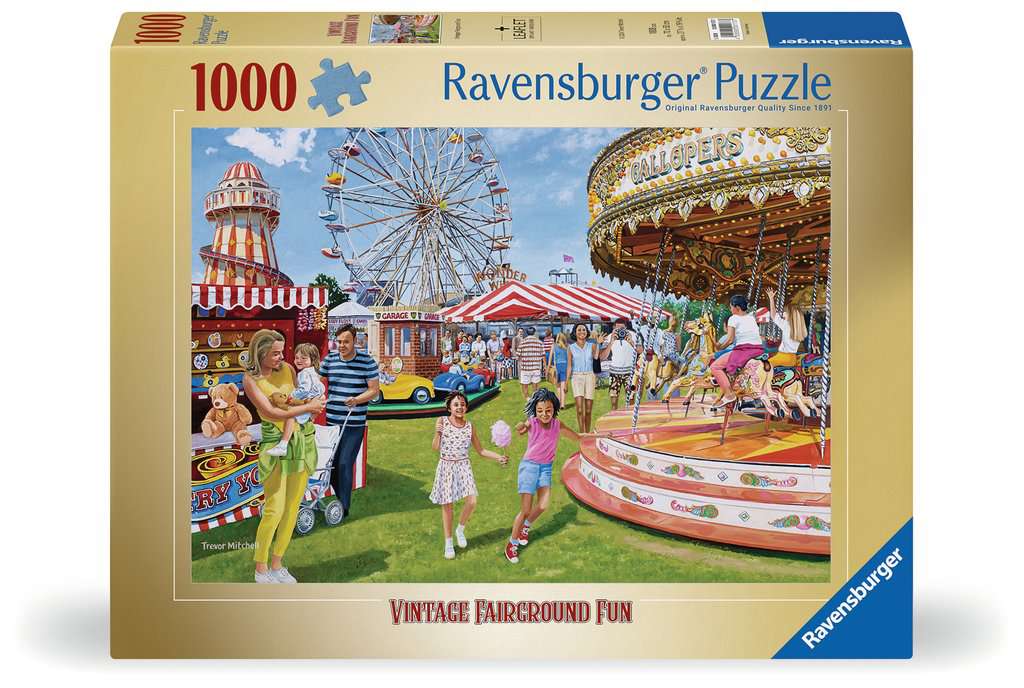 Ravensburger Women's Vintage Fairground Fun 1000 Piece Jigsaw Puzzle