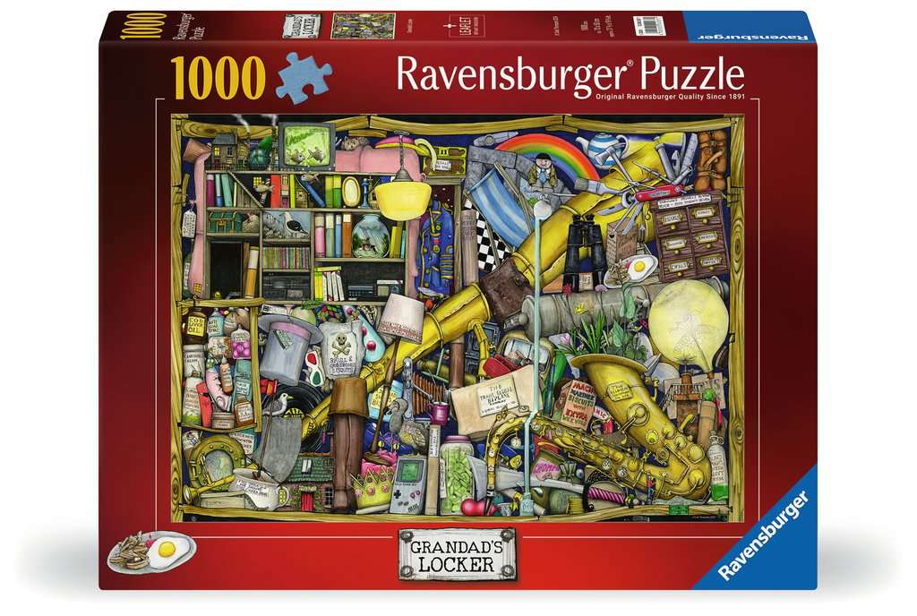 Ravensburger Women's Colin Thompson - Grandad's Locker 1000 Piece Jigsaw Puzzle