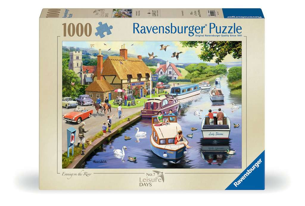 Ravensburger Women's Leisure Days No.7 - Evening On The River 1000 Piece Jigsaw Puzzle