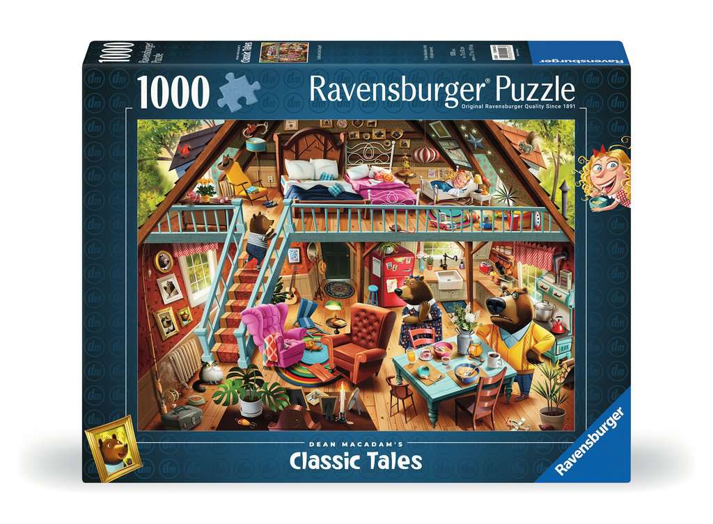 Erwachsenenpuzzle 1000 Teile - Dean Mac Adam: Das Märchen von Goldlöckchen, Ravensburger, 1000 Teile, 14 bis 99 Jahre