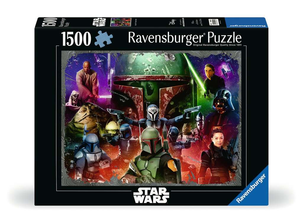 Ravensburger Puzzle 12000427 - Boba Fett: Bounty Hunter - 1500 Teile Star Wars Puzzle für Erwachsene und Kinder ab 14 Jahren