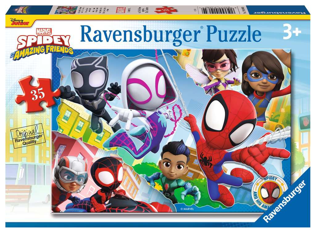 Ravensburger Boys Black Spidey & His Amazing Friends 35 Piece Jigsaw Puzzle