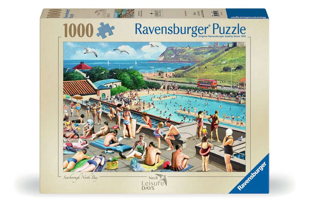 Ravensburger Women's Leisure Days No.8 - Scarborough North Bay & Pool 1000 Piece Jigsaw Puzzle