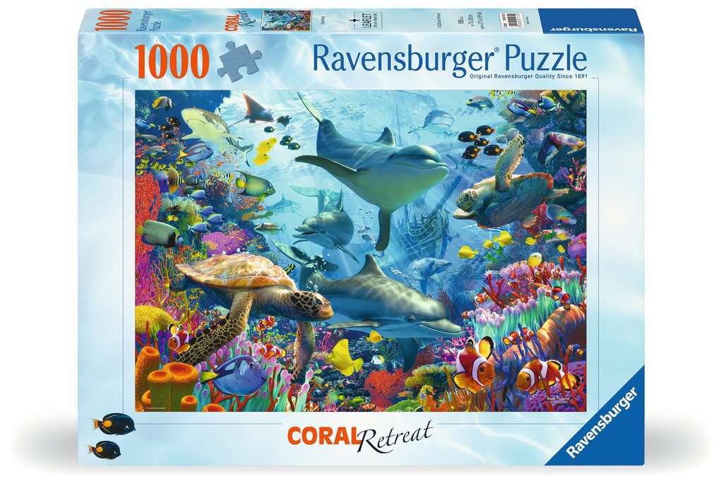 Ravensburger Women's Coral Reef Retreat 1000 Piece Jigsaw Puzzle