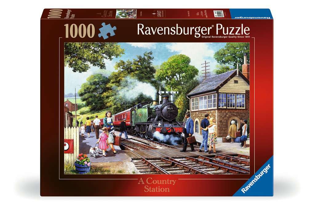 Ravensburger Women's A Country Station 1000 Piece Jigsaw Puzzle