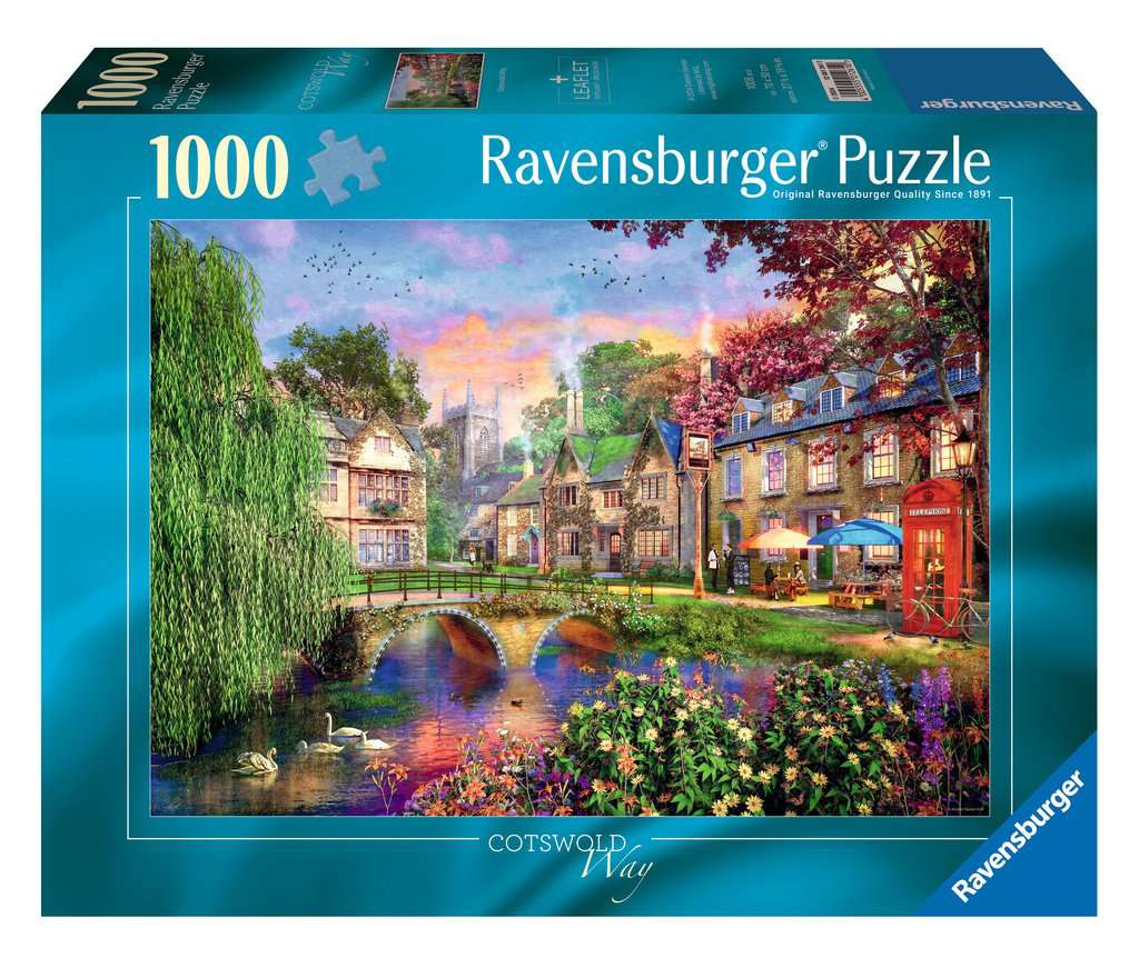 Ravensburger Women's Red Cotswold Way 1000 Piece Jigsaw Puzzle