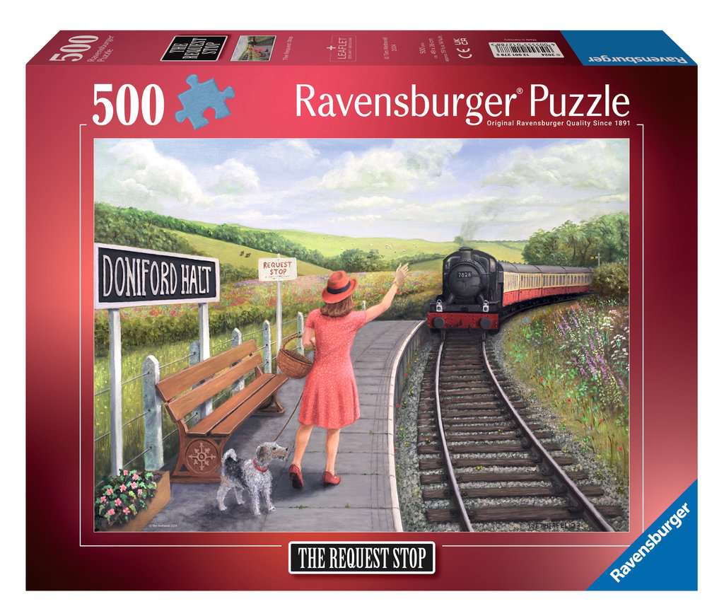 Ravensburger Women's Red The Request Stop 500 Piece Jigsaw Puzzle