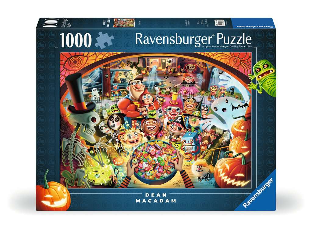 Ravensburger Girls Red Trick Or Treat 1000 Piece Jigsaw Puzzle