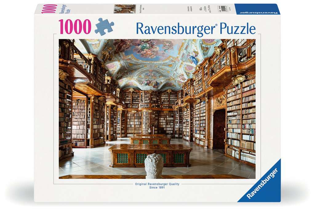 Bibliothek in St. Florian Monastery, Österreich