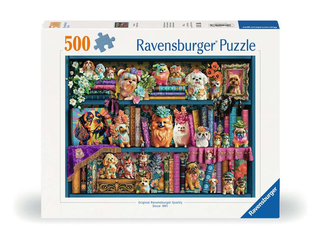 Ravensburger Women's Precious Porcelain Pugs 500 Piece Jigsaw Puzzle