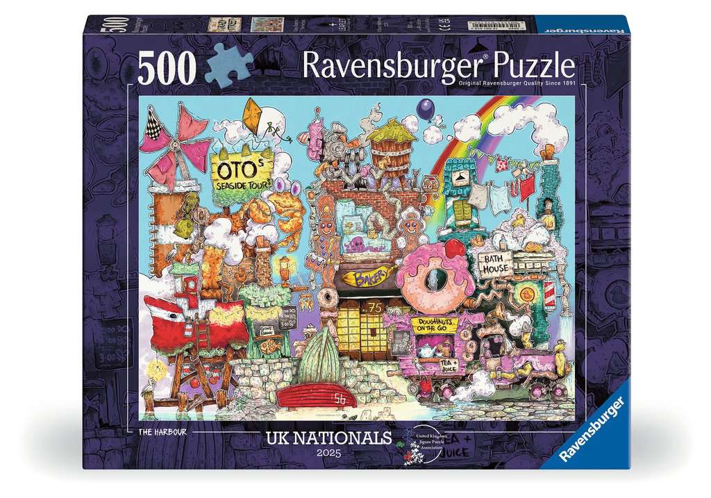 Ravensburger Women's Crazy Street No.1 - The Harbour 500 Piece Jigsaw Puzzle - Puzzle Championships