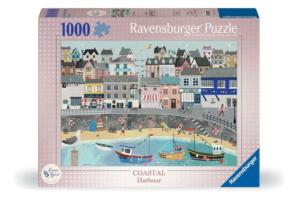 Ravensburger Women's Coastal Harbour 1000 Piece Jigsaw Puzzle