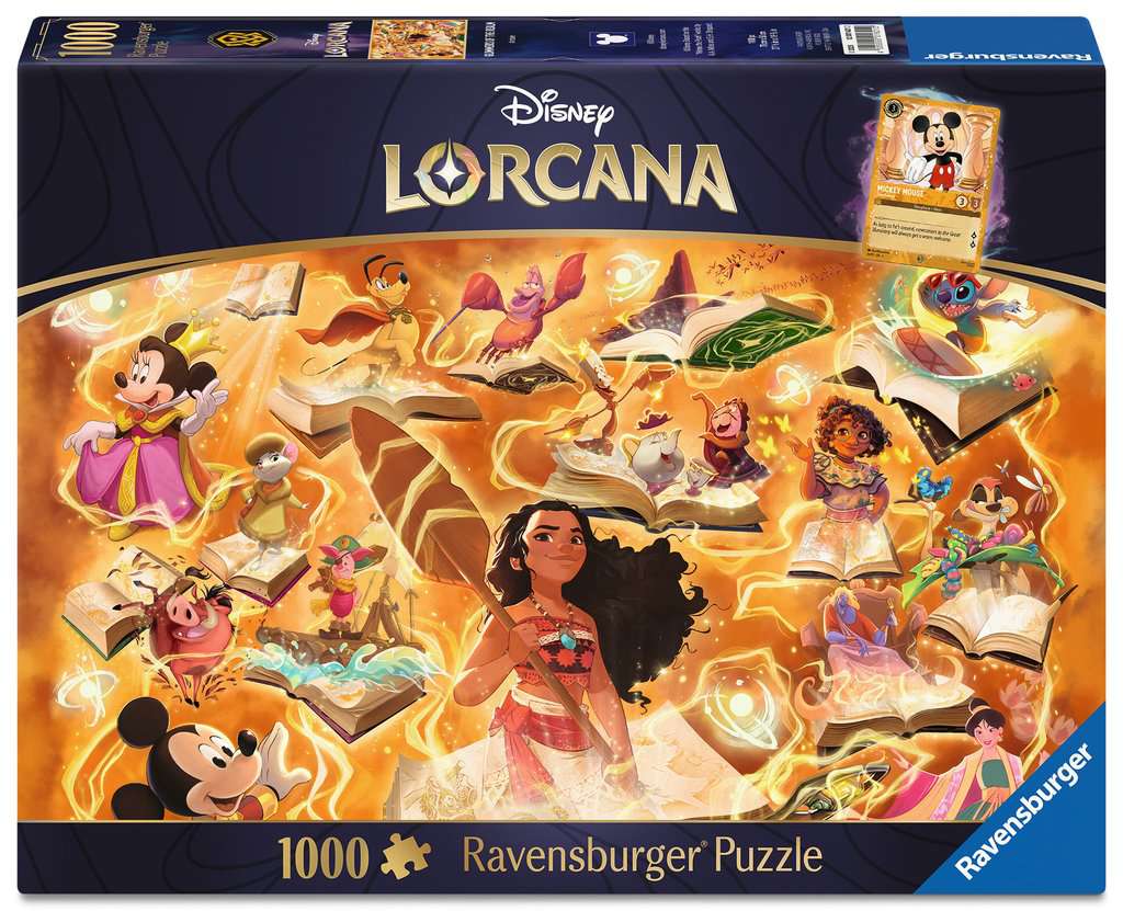 Erwachsenenpuzzle 1000 Teile - Disney Lorcana - Glimmers of the Realm: Amber