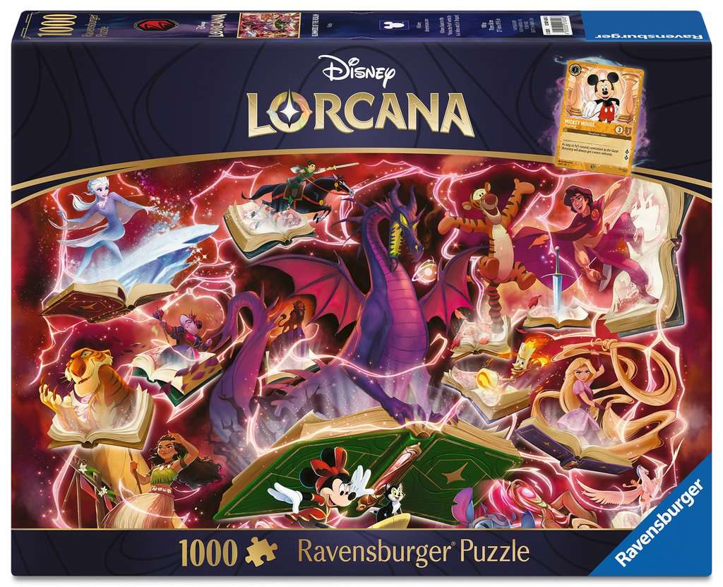 Erwachsenenpuzzle 1000 Teile - Disney Lorcana - Glimmers of the Realm: Ruby