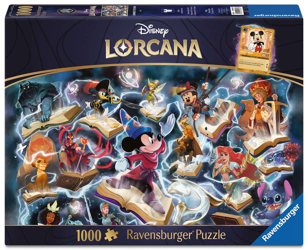 Erwachsenenpuzzle 1000 Teile - Disney Lorcana - Glimmers of the Realm: Steel