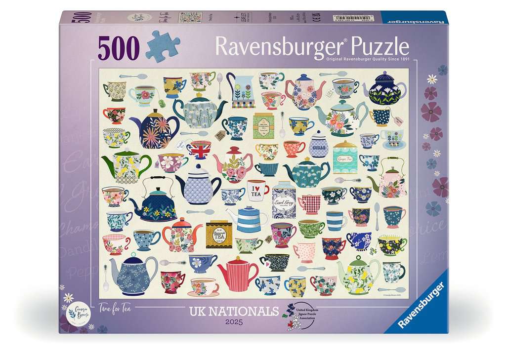 Ravensburger Women's Time For Tea 500 Piece Jigsaw Puzzle - Puzzle Championships