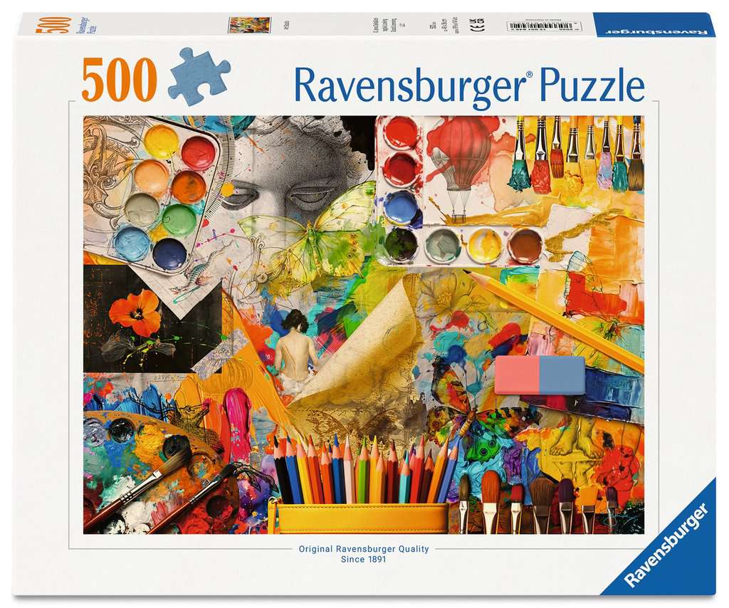 Ravensburger Women's Art Studio 500 Piece Jigsaw Puzzle