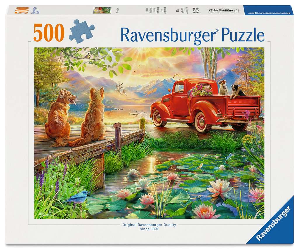 Ravensburger Women's Red/Golden Summer Love 500 Piece Jigsaw Puzzle