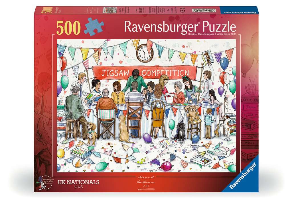 Ravensburger Girls Puzzle Community- Uk Puzzle Championships 500 Piece Jigsaw Puzzle