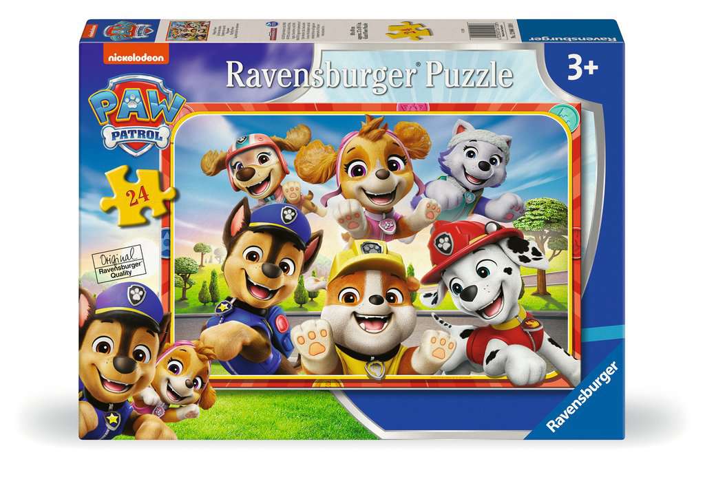 Ravensburger Boys Paw Patrol, 24 Piece Giant Floor Jigsaw Puzzle - Pup Pup Power