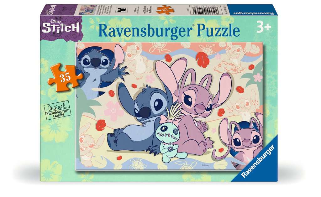 Ravensburger Boys Disney Stitch 35 Piece Jigsaw Puzzle - Enjoy Time Together