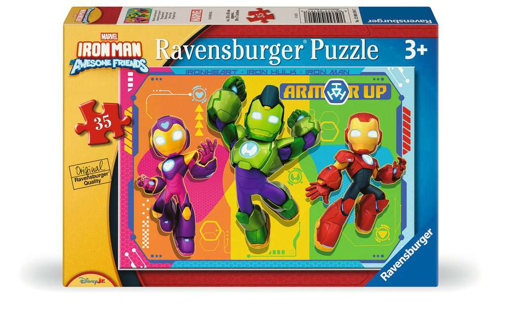 Ravensburger Boys Iron Man & His Awesome Friends 35 Piece Jigsaw Puzzle
